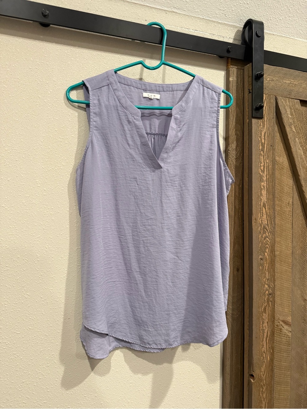 Maurices Lavender Sleeveless Split-Neck Camisole